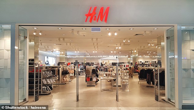 The pyjamas, which also feature various decorative designs, were sold in H&M stores across Australia between 26 February and 14 June (file image)