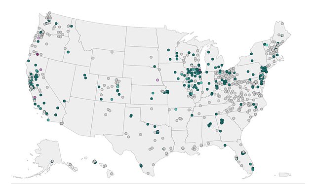 This interactive map shows current site-level data on influenza A virus in wastewater. Avian influenza is a strain of influenza A virus.