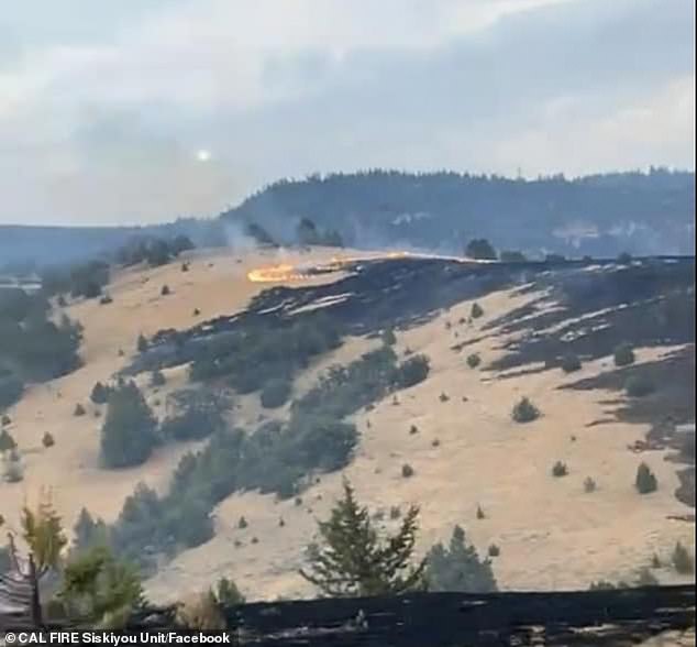 The Shelly Fire has burned 15,460 acres and is currently 18 percent contained.