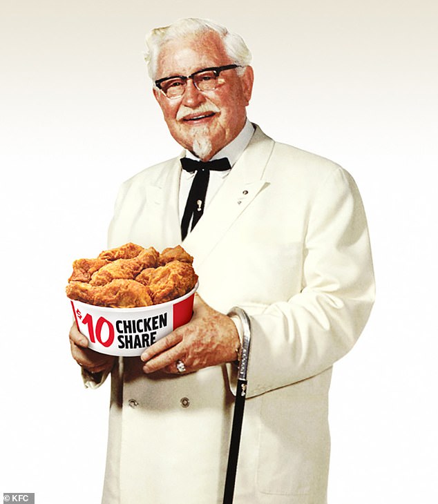 Harland Sanders was born in 1890 and raised on a farm in Indiana, he began selling fried chicken from his restaurant in 1930.