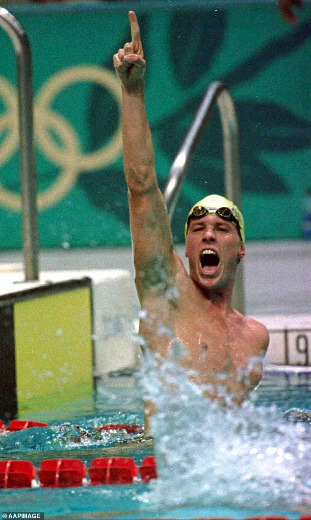 Perkins won from lane eight in the US to shock the field and back up his victory at the 1992 Olympics in Barcelona.