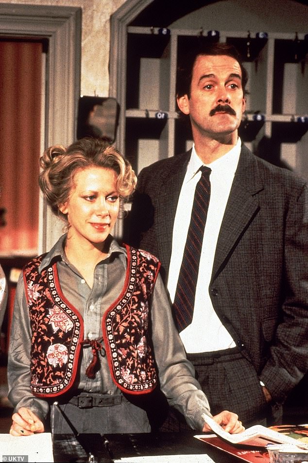 John wrote BBC Two's Fawlty Towers, which ran from 1975 to 1979 for two seasons, with his 83-year-old ex-wife Connie Booth (both appear in the show).