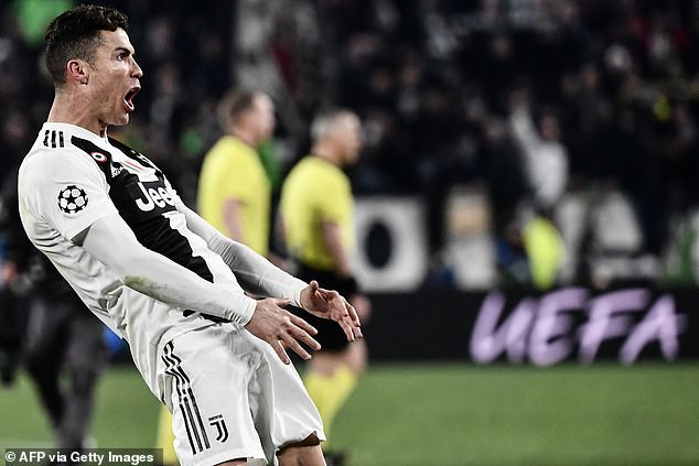 Cristiano Ronaldo was fined by UEFA for a similar gesture in 2019, but escaped suspension