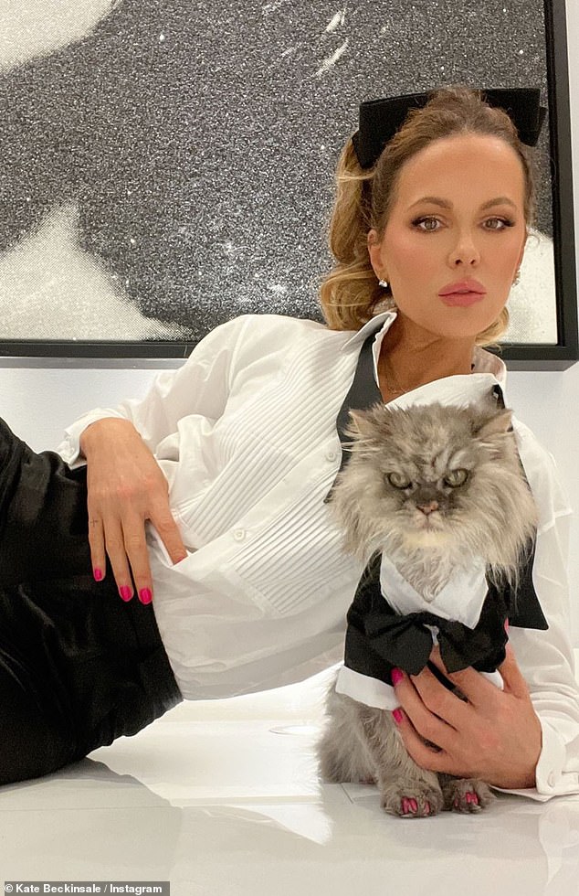 The English actress addressed the June 2023 death of her beloved cat Clive and another unfortunate event in the caption, which hinted that the clip was more than a year old.