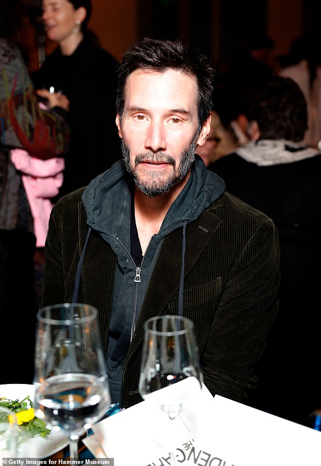 Keanu was very happy with the end result. He exclaimed: 