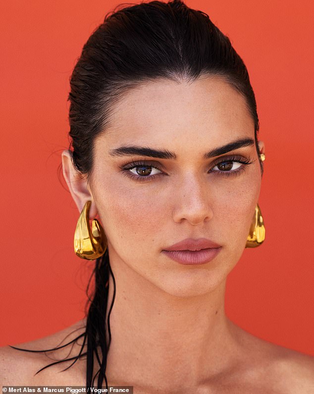 Kendall Jenner's captivating beauty was captured in a new photoshoot to accompany her Vogue France cover story