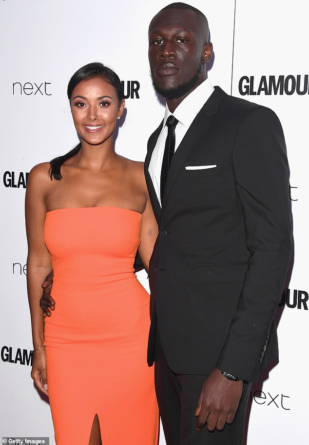 Maya and Stormzy, 30, shared a joint statement on Wednesday announcing that they had secretly split weeks ago (pictured from June 2017)