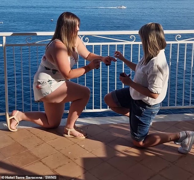 Fortunately, both Shanice and Nicola, a sales assistant, accepted each other's proposals.