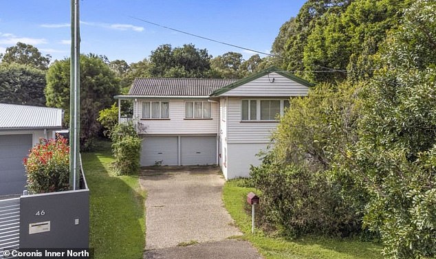 The post-war house that originally occupied the site was demolished.