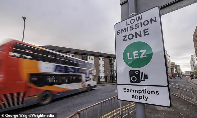 Dundee, Edinburgh, Glasgow and Aberdeen introduced low-emission zones for non-compliant petrol and diesel vehicles from early June in a bid to cut air pollution.