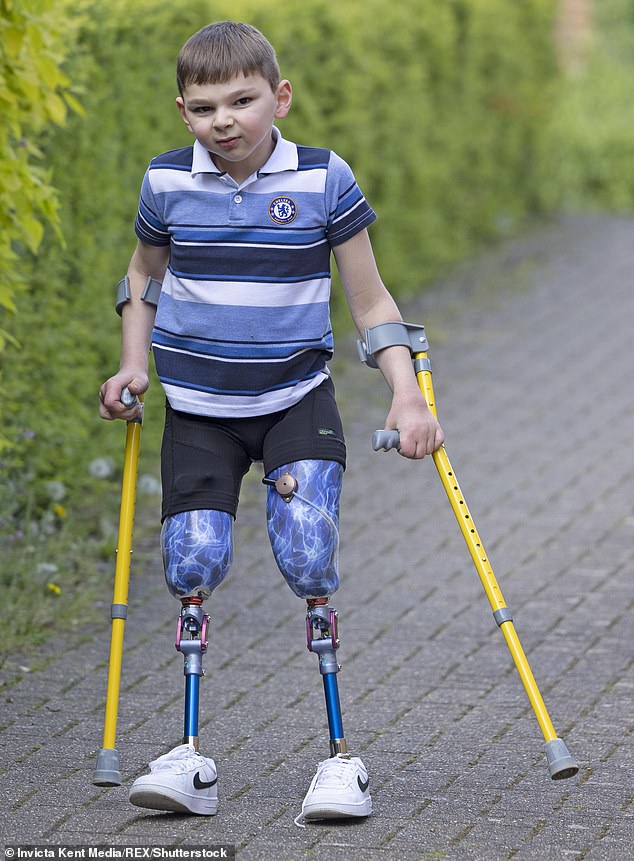 Tony Hudgell had completed a 10km walk and raised £1.3m by the age of five.