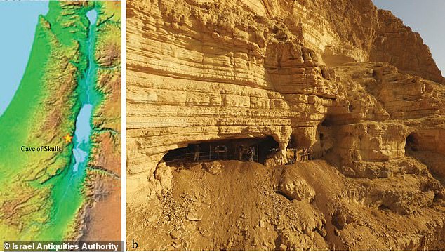 The Israel Antiquities Authority (IAA) announced the findings on Thursday, after finding the less than two-centimeter-long fabric hidden in the 'Cave of Skulls' in the Judean Desert.