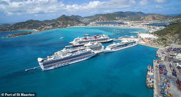 More than 844,000 cruise ship tourists visit Sint Maarten each year, according to UNWTO data.