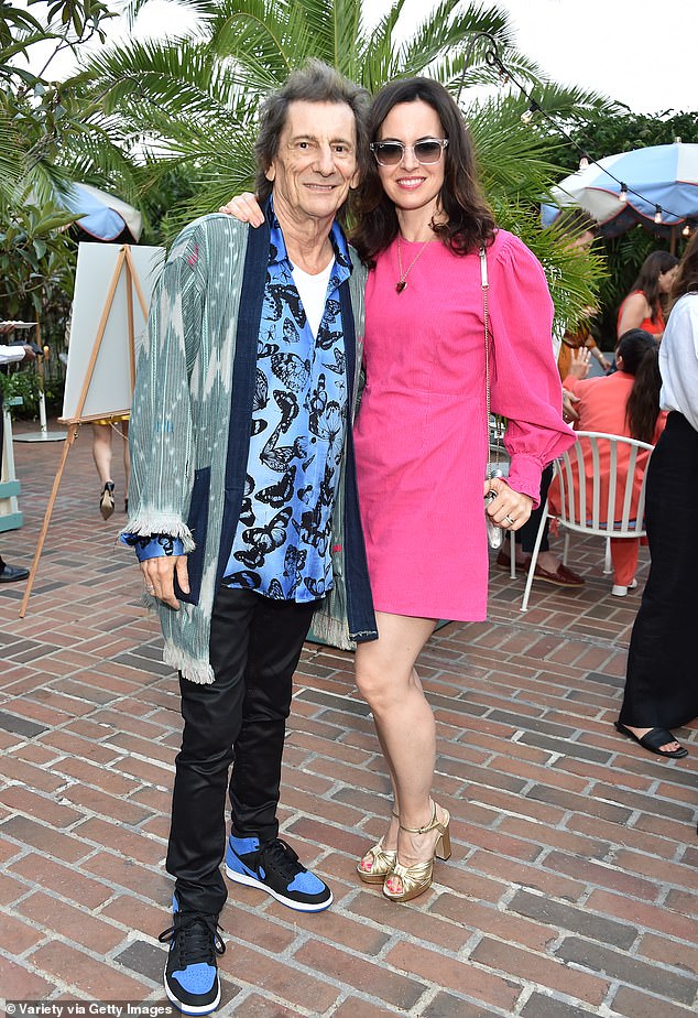 The Rolling Stones star and theatre producer dressed to the nines for the star-studded event in Los Angeles.