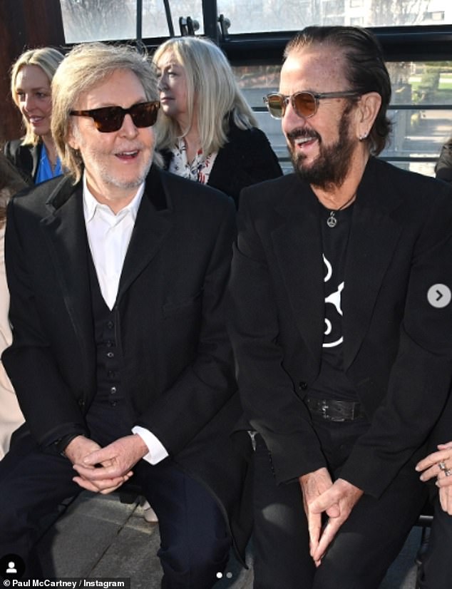 While on social media, Ringo was inundated with birthday celebration messages from his fans and famous friends, including Beatles bandmate Paul McCartney.