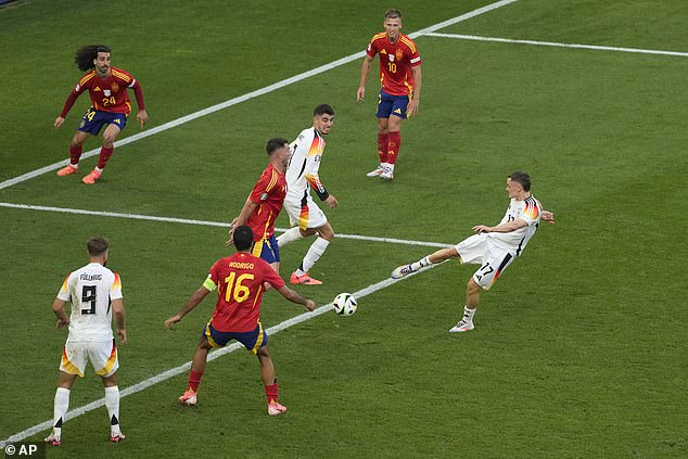 Wirtz had previously saved Germany by scoring an 89th-minute equaliser in Stuttgart.