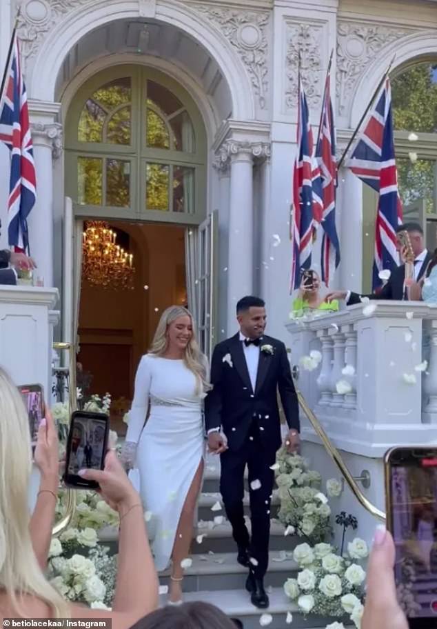 This comes after Taylor and Riyad Mahrez, 33, tied the knot for the third time and hosted a three-day extravaganza in Lake Como, Italy.