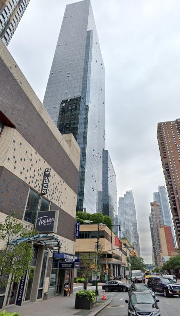 He used the MiMa building, at 450 West 42nd Street, for short-term rentals.