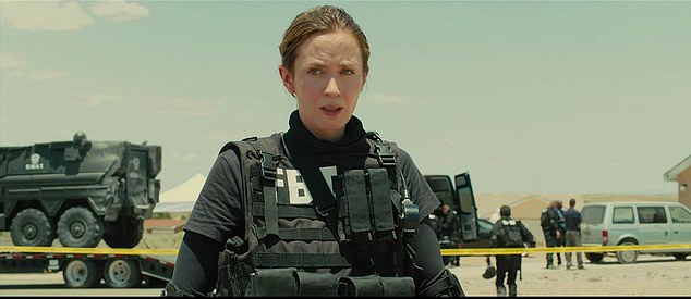 The terrain is reminiscent of a scene from the Hollywood film 'Sicario' (pictured).