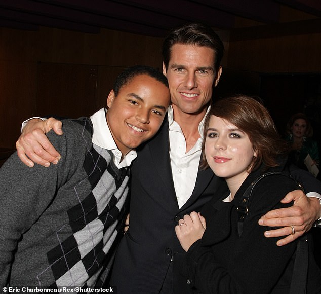 Sources told DailyMail.com that Scientology has played a major role in the rift between the 18-year-old and her siblings Connor (left) and Isabella (right).