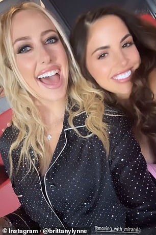 Brittany shared a selfie with Miranda on her Instagram Story.