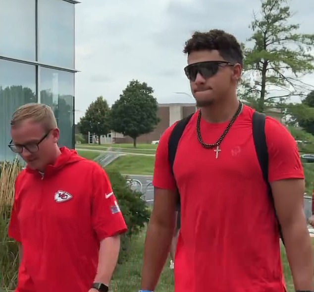 All of this was happening as Patrick Mahomes and other Chiefs reported to training camp.