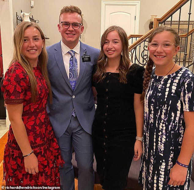 The Hendrickson children, from left to right: Lyssa, Sam, Mollie and Sally.