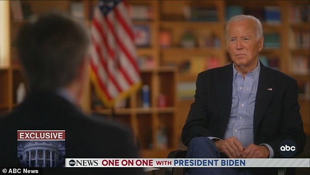 An interview with ABC's George Stephanopoulos that failed to calm fears about Biden's suitability as he gave long, confusing and nonsensical answers to many questions.