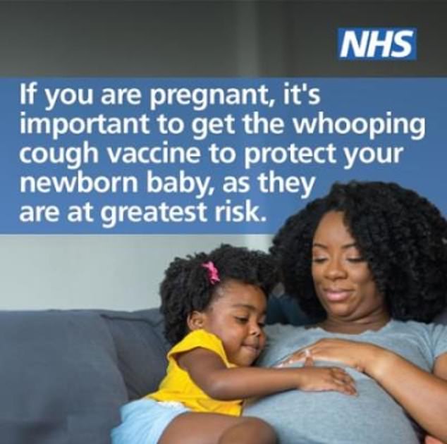 Pregnant women are urged to get vaccinated to protect their babies from becoming infected in the first few weeks of life. Protection should last until they are old enough to be vaccinated.