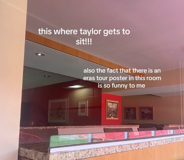 A fan first made the observation during a tour of Chiefs stadium.