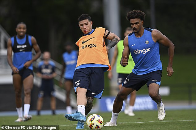 Fernandez has joined Chelsea's pre-season training following the earlier racist storm caused by his post of Argentine players singing a discriminatory chant.