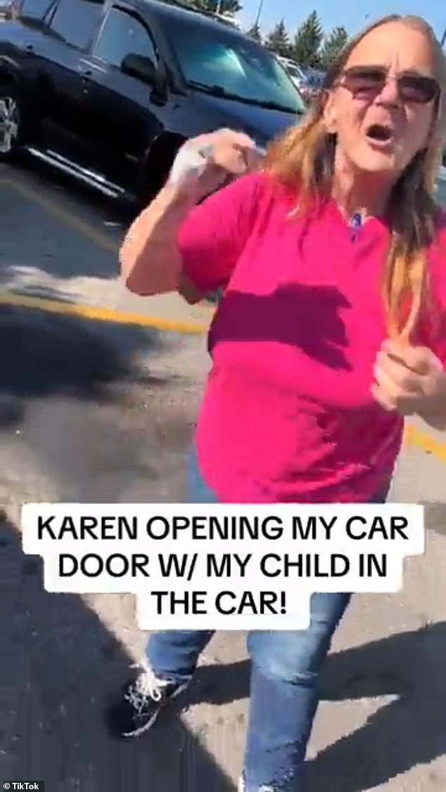 Diamond explained in a follow-up video that the altercation began when she took a parking spot that Karen wanted.