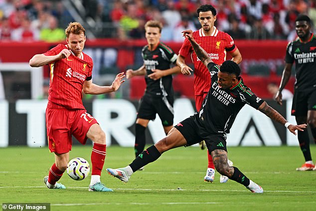 Sepp Van Den Berg has impressed in his two games at centre-back on the pre-season tour of the United States