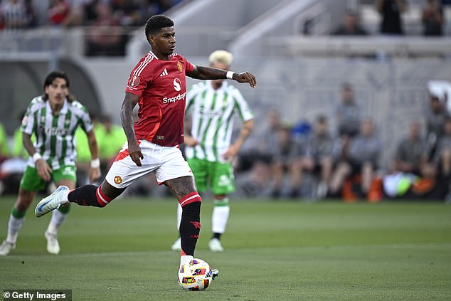 Marcus Rashford opened the scoring for United by scoring from the penalty spot in the 18th minute.