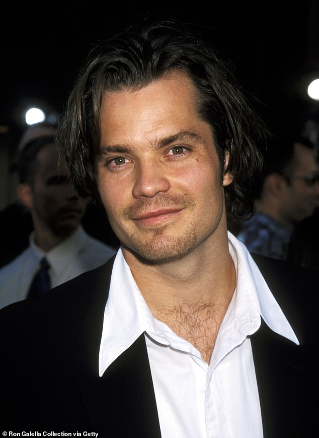 Of course, that's Timothy Olyphant. The Hawaiian-born star rose to fame in the late 1990s playing eccentric characters in a variety of popular films, including Scream 2, Go, and The First Wives Club. Pictured in 1999