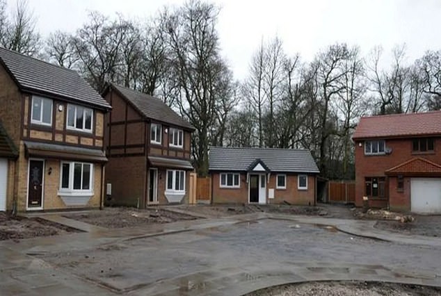 The set where Brookside was filmed was a real cul-de-sac and was sold at auction by Mersey Television in 2008 after lying empty for years (pictured from 2011)