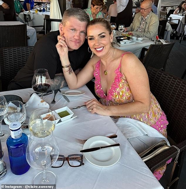 Claire and Ricky hit it off after they both appeared on Dancing On Ice in January and returned together from a romantic trip to Tenerife last month.