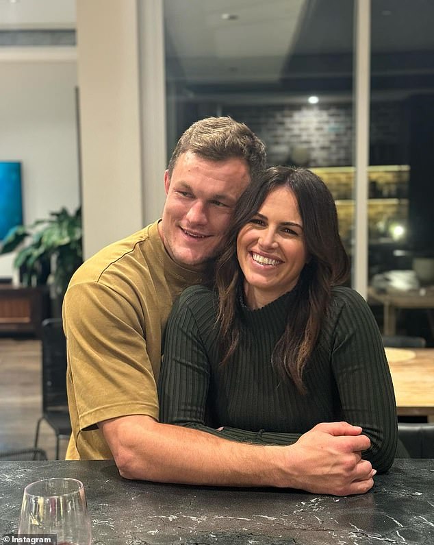 This comes just days after Danika and her new boyfriend, NRL star Liam Knight, 29 (left), put on a very romantic display in a series of photos shared on social media.