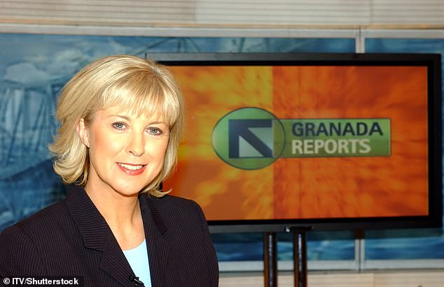 She has been one of the main female news presenters on ITV's regional news programme, Granada Reports since 1988 and celebrated 35 years presenting the programme in November 2023 aged 64 (seen in 2001).