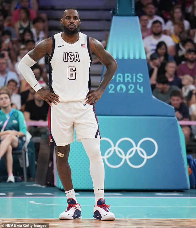 Ellis revealed that player LeBron James, pictured here on July 31, is still 