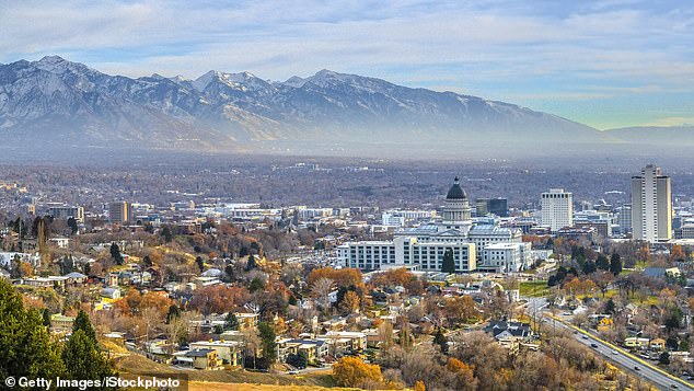 Hillary told financial experts she has no debts beyond a $140,000 mortgage on her home, and recently paid for her master's degree in cash, but still feels like she's missing out on the expensive adventures her friends are taking on. (pictured: Downtown Salt Lake City)