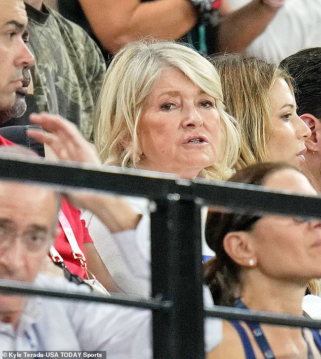 Businesswoman and lifestyle guru Martha Stewart was spotted in the audience.