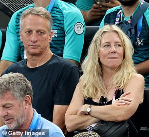 Skateboarder Tony Hawk and his wife Catherine Goodman also attended.