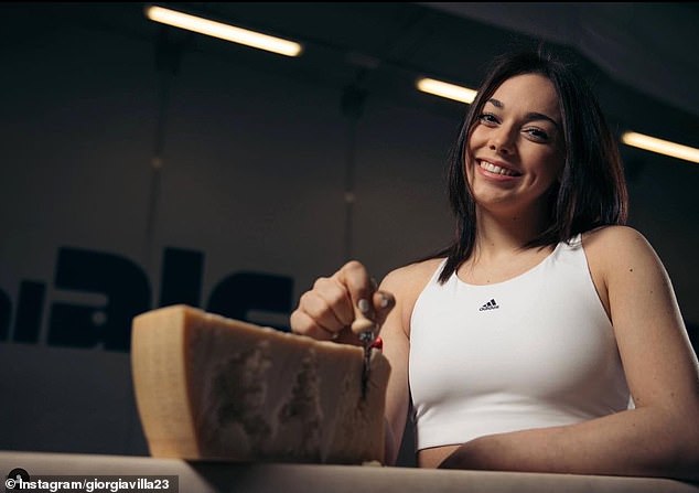 The 21-year-old from Lombardy in northern Italy praised Parmigiano Reggiano as a 