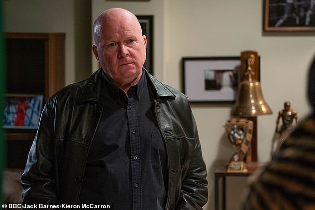 Natalie, who has played Sonia Fowler in the soap since 1993, admitted that she herself is even scared of Phil (pictured), played by Steve McFadden, as she described how he 