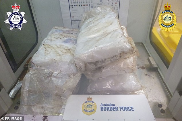 The drug is worth more than $13 million on the streets, Australian Federal Police said.