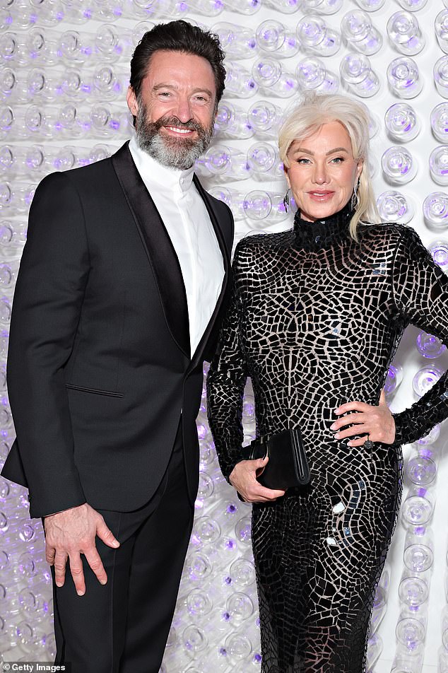 Furness revealed she is equal parts excited and scared for her future following her shock split from husband Hugh Jackman in September. Pictured: Hugh Jackman and Deborra-Lee on the red carpet at the Met Gala in 2023