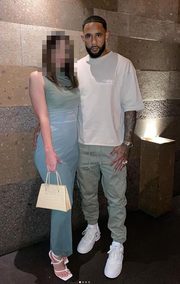 Linton Weirich (pictured with his partner, who is seven months pregnant) is the inmate who was filmed having sex with a female guard in a cell.