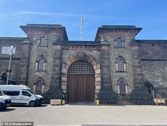 The encounter inside HMP Wandsworth (pictured) on June 27 was filmed by another inmate and went viral on social media.