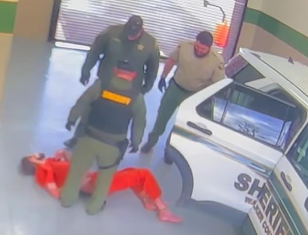 The video shows Mitchell being dragged and lifted into a patrol car before being taken to the hospital, where he was later pronounced dead.